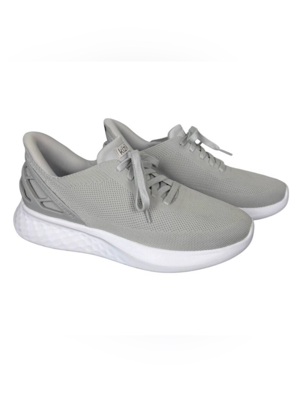 Kizik Athens Shoes Slate Grey Men’s 9 Wide Women’s 10.5 Wide Hand Free Sneakers